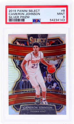 2019 Panini Select Prizms Silver Cameron Johnson #8 PSA 9