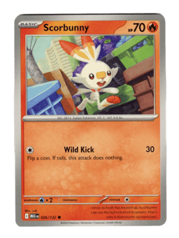 2025 Scorbunny #26 Mega Evolution
