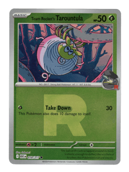 2026 Team Rocket's Tarountula #18 Ascended Heroes