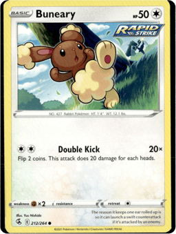 2021 Buneary #212 Fusion Strike