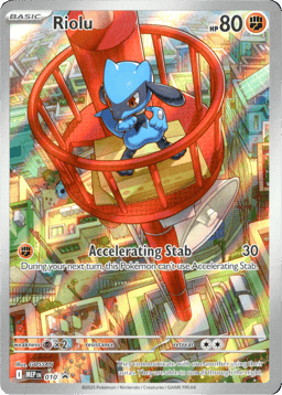 2025 Riolu #10 Mega Evolution Black Star Promos
