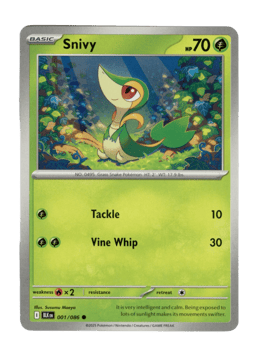 2025 Snivy #1 Black Bolt