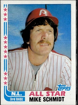 1982 Mike Schmidt #339 Baseball