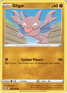 2022 Gligar #95 Lost Origin