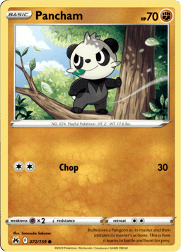 2023 Pancham #72 Crown Zenith