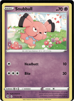 2021 Snubbull #115 Fusion Strike