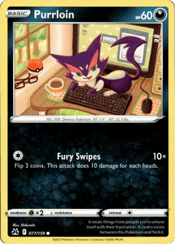 2023 Purrloin #77 Crown Zenith