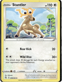 2021 Stantler #208 Fusion Strike