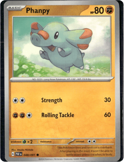 2024 Phanpy #48 Paldean Fates