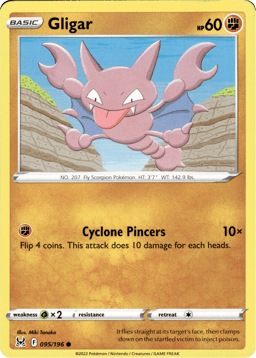 2022 Gligar #95 Lost Origin