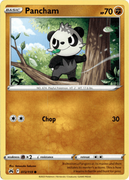 2023 Pancham #72 Crown Zenith