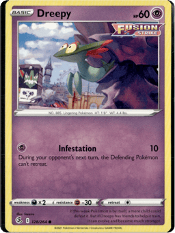 2021 Dreepy #128 Fusion Strike