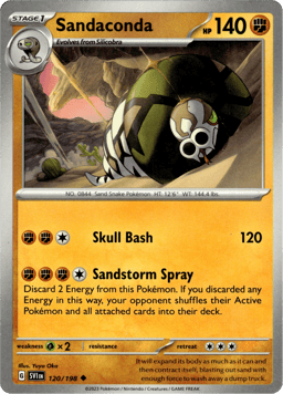 2023 Sandaconda #120 Scarlet & Violet