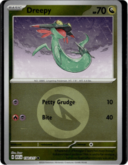2026 Dreepy (Energy Reverse) #158 Ascended Heroes