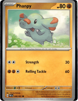 2024 Phanpy #48 Paldean Fates