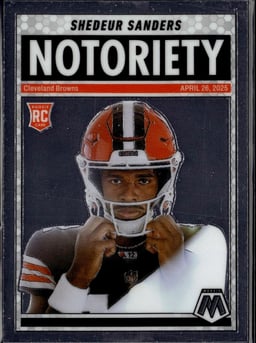 2025 Shedeur Sanders #13 Mosaic Notoriety