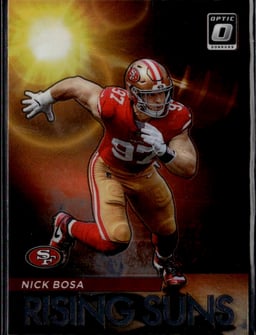 2021 Nick Bosa #RS-8 Donruss Optic Rising Suns