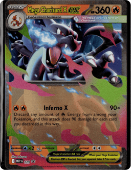 2025 Mega Charizard X ex #29 Mega Evolution Black Star Promos