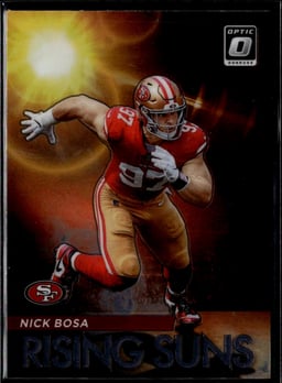 2021 Nick Bosa #RS-8 Donruss Optic Rising Suns