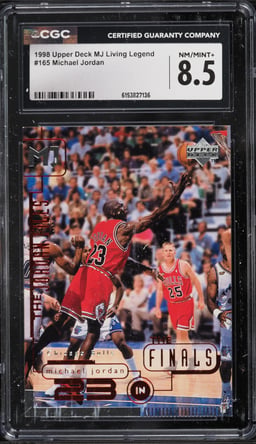 1998 Upper Deck MJ Living Legend Michael Jordan #165 CGC 8.5 NM-MT+