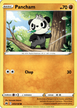2023 Pancham #72 Crown Zenith