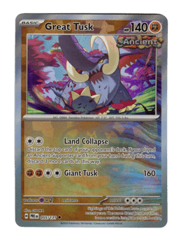 2025 Great Tusk  (Master Ball) #55 Prismatic Evolutions