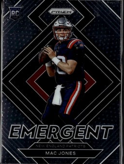 2021 Mac Jones #E-6 Prizm Emergent