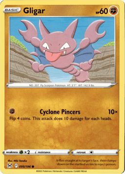 2022 Gligar #95 Lost Origin