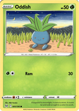 2022 Oddish #1 Lost Origin
