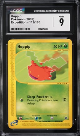 2002 Pokemon Expedition Base Set Hoppip #112 CGC 9 MINT
