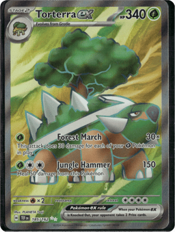 2024 Torterra ex #185 Temporal Forces
