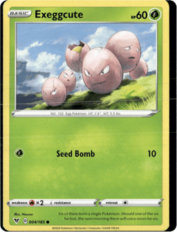 2020 Exeggcute #4 Vivid Voltage