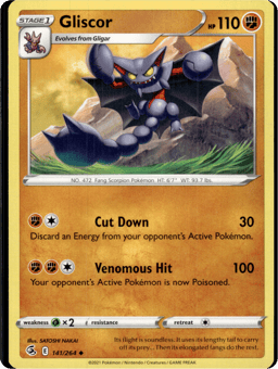 2021 Gliscor #141 Fusion Strike