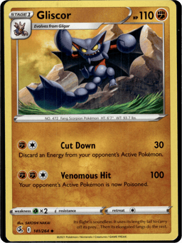 2021 Gliscor #141 Fusion Strike