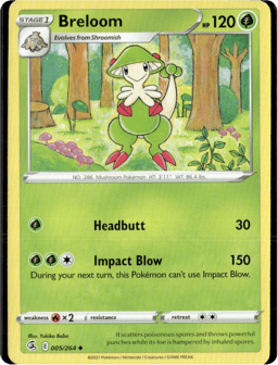 2021 Breloom #5 Fusion Strike