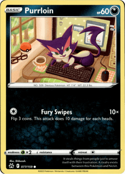 2023 Purrloin #77 Crown Zenith