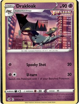 2021 Drakloak #129 Fusion Strike