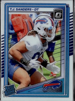 2025 T.J. Sanders #226 Donruss Optic