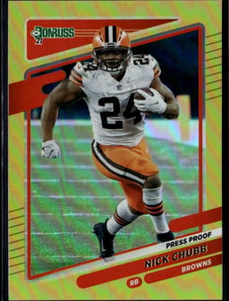 2021 Nick Chubb #196 Donruss Football