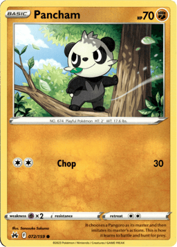 2023 Pancham #72 Crown Zenith