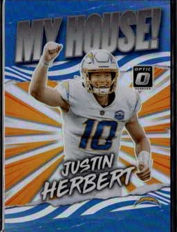 2021 Justin Herbert #MH-13 Donruss Optic My House