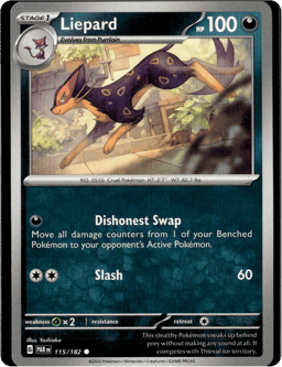 2023 Liepard #115 Paradox Rift