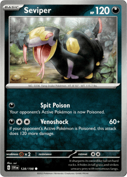 2023 Seviper #128 Scarlet & Violet