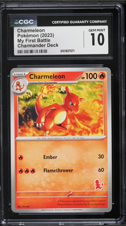 2023 Pokemon SV My First Battle Charmander Deck Charmeleon CGC 10 GEM MINT