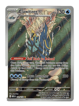 2025 Clawitzer #141 Mega Evolution