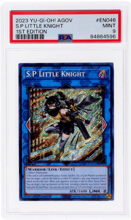 2023 Yu-Gi-Oh! Age of Overlord 1st Edition Little Knight #AGOV-EN046 PSA 9