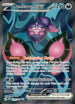 2024 Pecharunt ex #85 Shrouded Fable