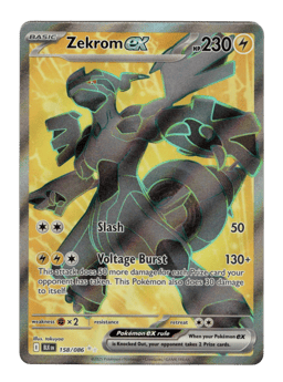 2025 Zekrom ex #158 Black Bolt