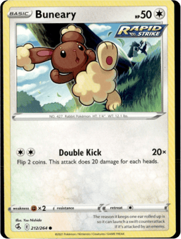 2021 Buneary #212 Fusion Strike