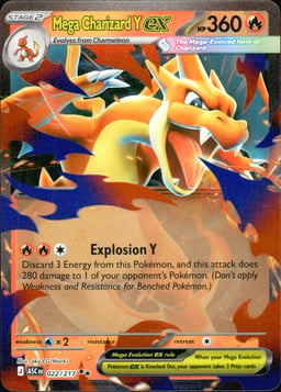 2026 Mega Charizard Y ex #22 Ascended Heroes